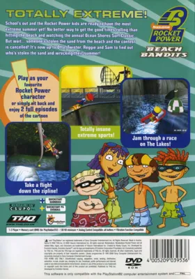 Nickelodeon Rocket Power - Beach Bandits box cover back